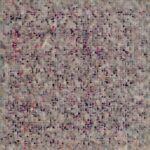 Abstract, textured background image with muted grey and hints of pink/red speckles, suitable for a gochujang chicken recipe visual.