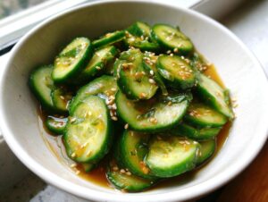 asian cucumber salad - Featured