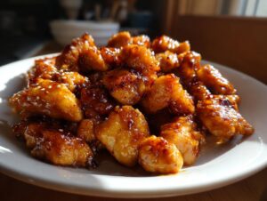 honey garlic chicken - Featured