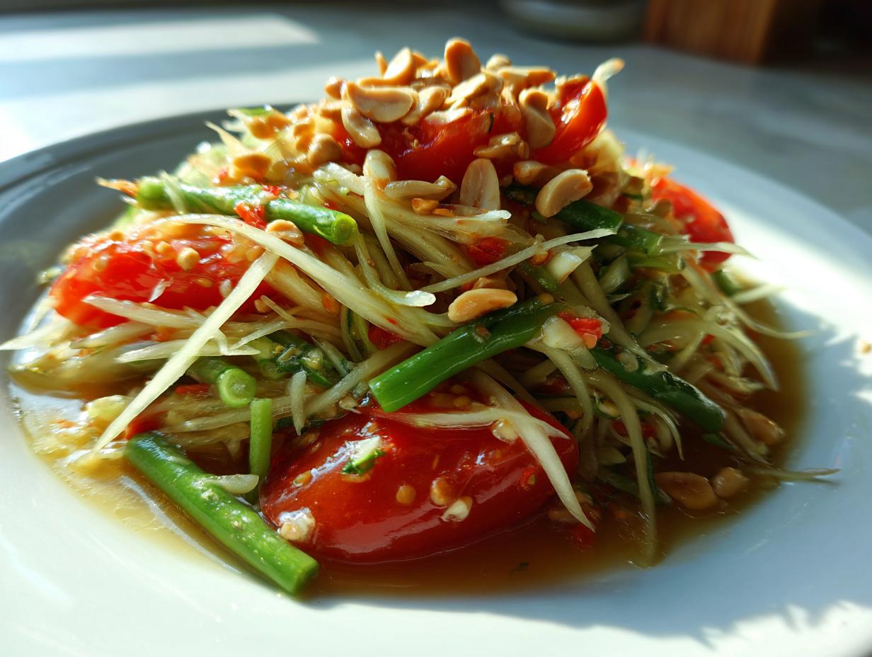 papaya salad - Featured
