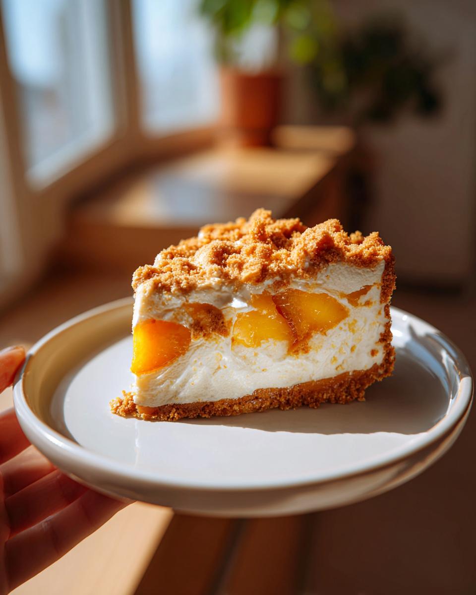 peach cobbler cheesecake - Other 1