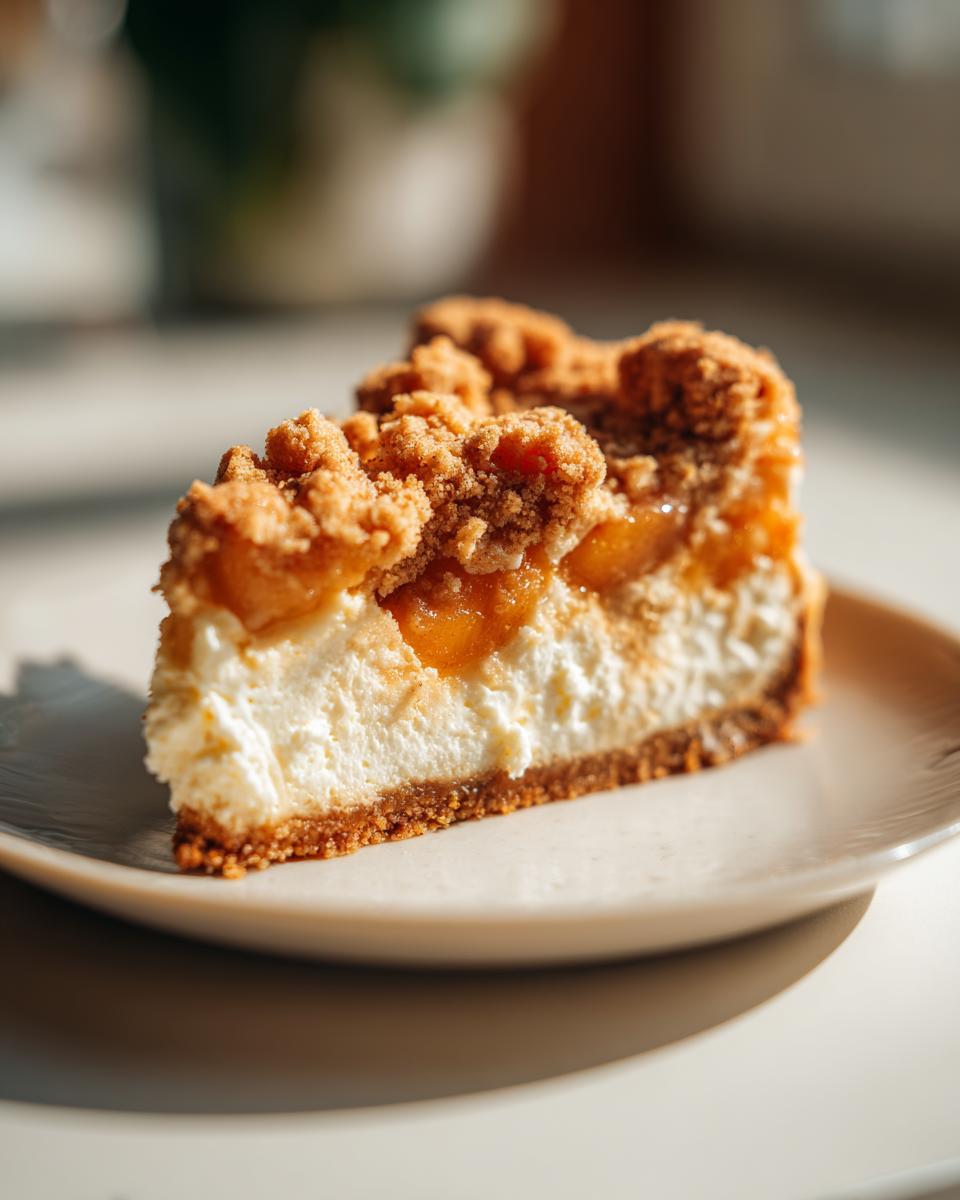 peach cobbler cheesecake - Other 2