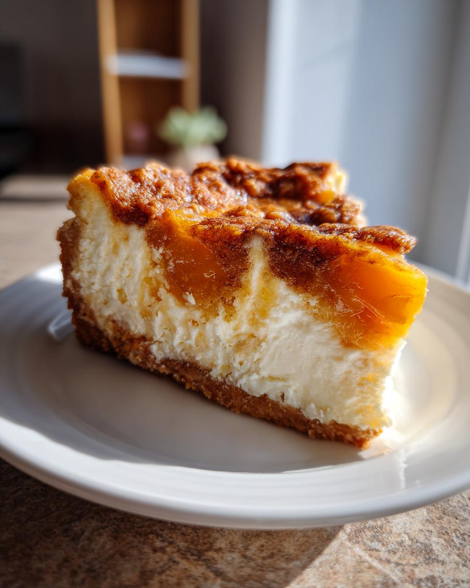 peach cobbler cheesecake - Other 4