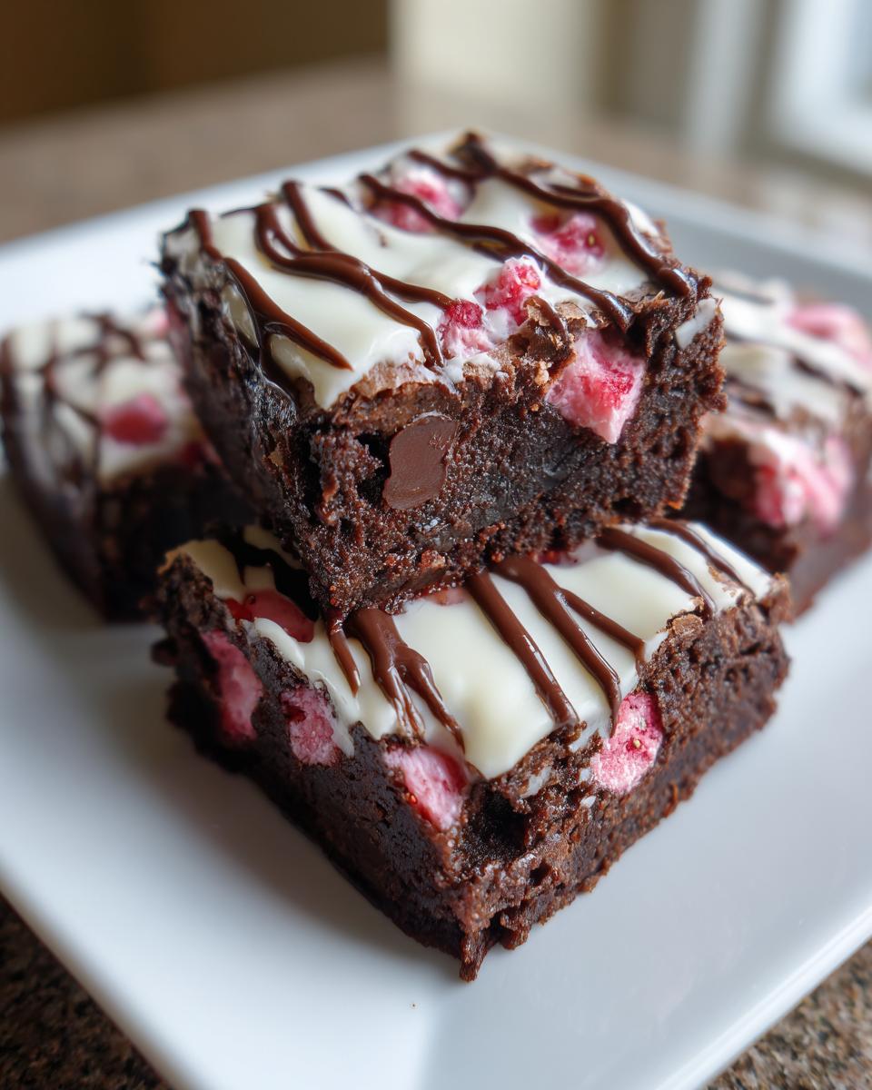 strawberry brownies - Other 2